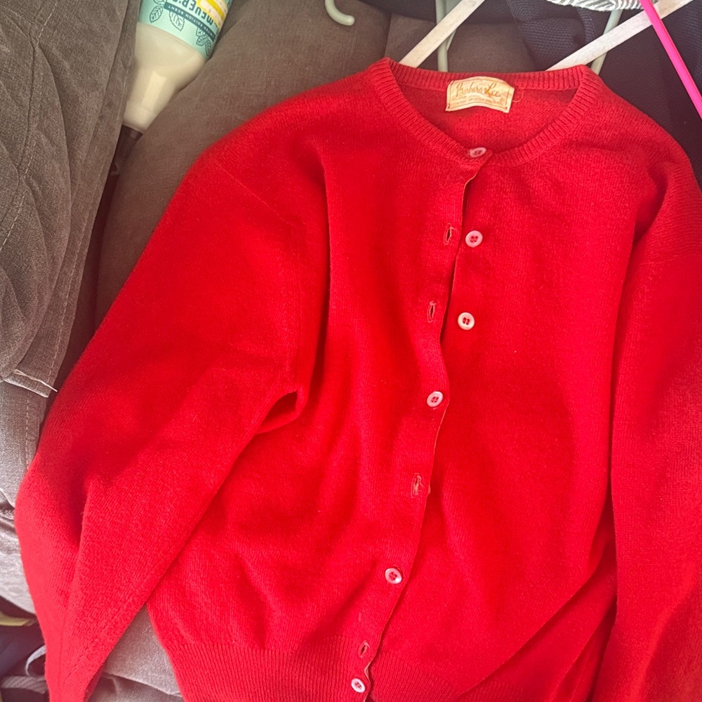 Vintage cashmere Red Women's Sweater